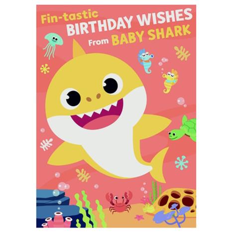 Baby Shark Birthday Wishes Sound Card £4.99
